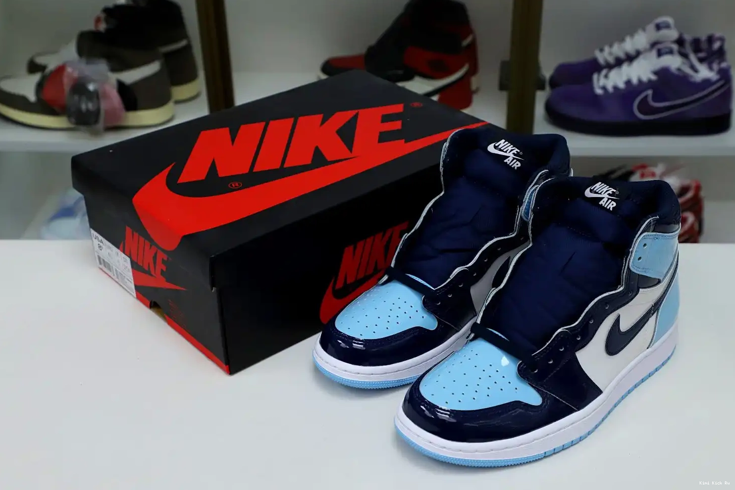 WMNS JORDAN Kimikick 1 AIR OG 'BLUE CHILL' HIGH RETRO 0823